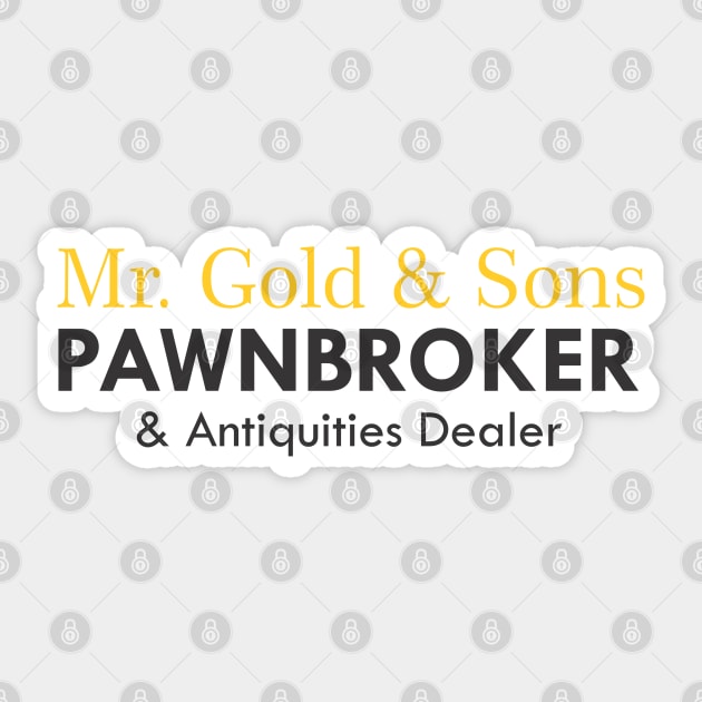 Mr Gold & Sons Sticker by eevylynn